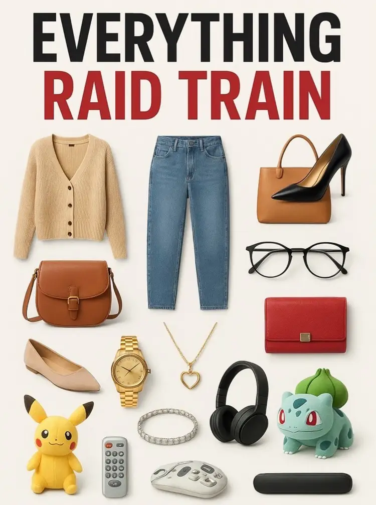 Everything Raid Train - Beauty & Clothing