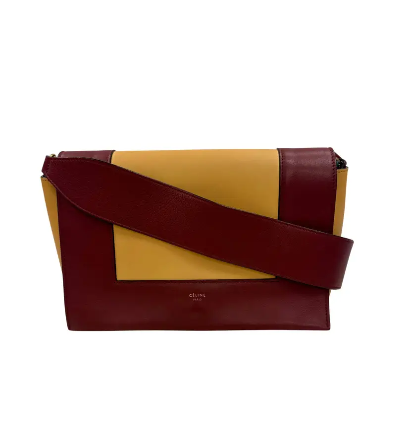Celine Frame Two Tone Shoulder Bag
