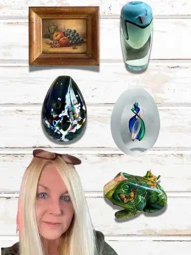 BAM Bids - Glass Art Paperweights - Home Decor & Collectibles!