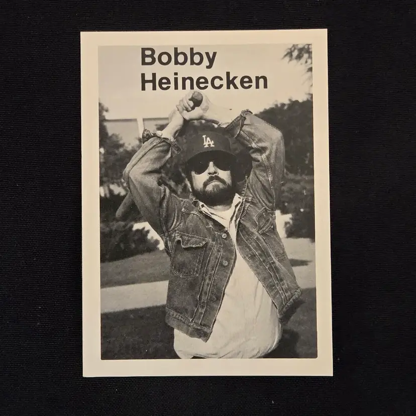 Photographer Baseball Trading Card Bobby Heinecken Mike Mandel Topps Card 1975