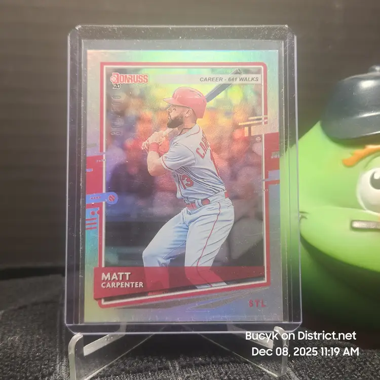 2020 Panini Donruss Career Stats - Matt Carpenter St. Louis Cardinals 386/500