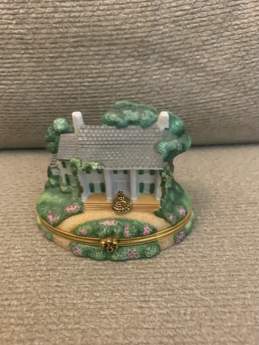 1999 Franklin Mint Gone With The Wind Trinket Box The Romance Of Tara