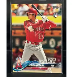 Shohei Ohtani 2018 Topps Update Batting