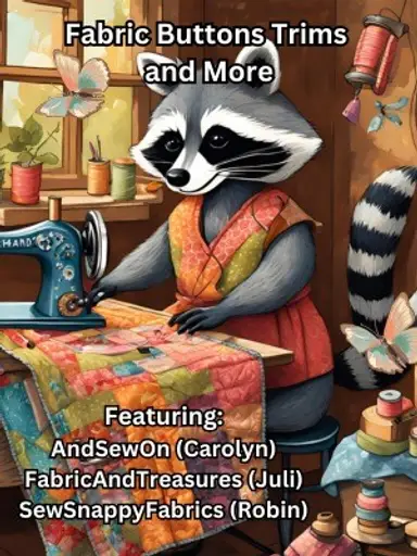 Fabric, Buttons, Trims, & More Train