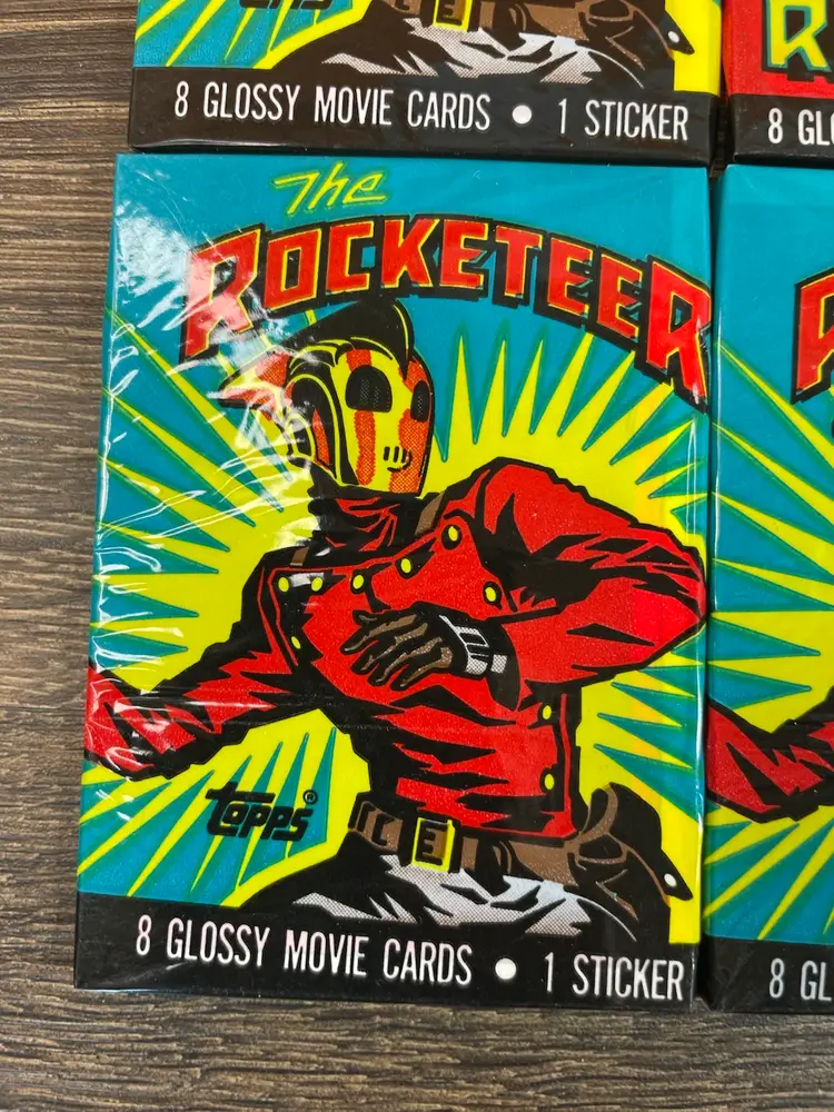The Rocketeer Movie Cards, Topps/Walt Disney (Lot Of 32 New/sealed Packs)