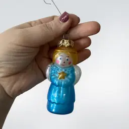 3in Tall Glass Angel Ornament