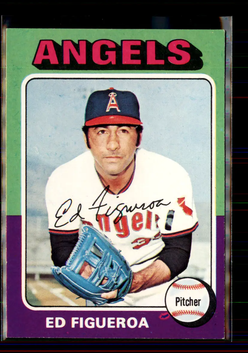Ed Figueroa 1975 Topps #476 - California Angels - (pk1-18)