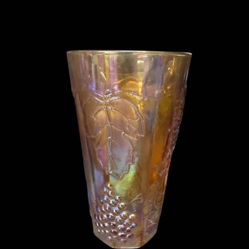 One Carnival Glass Cup