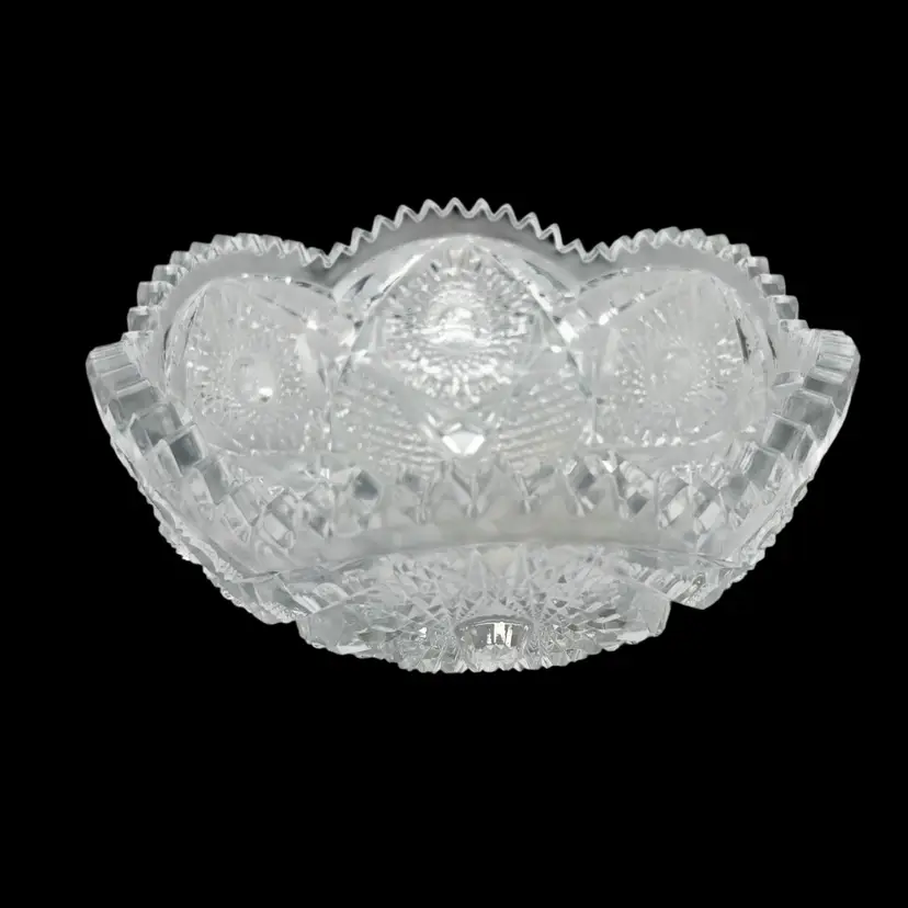 American Brilliant Cut Glass Bowl