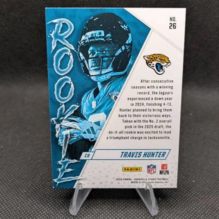 Travis Hunter 2025 Panini Rookies & Stars Rookie RC #26 - Jacksonville Jaguars
