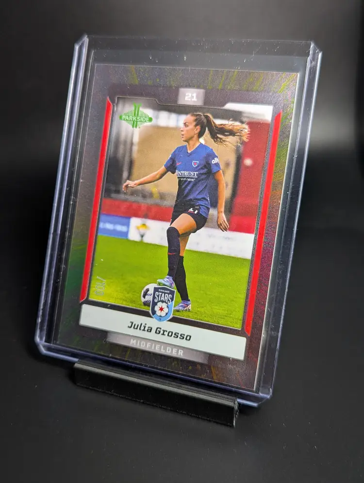 2025 Parkside NWSL Vol 1 Shimmer /100 Julia Grosso Chicago Stars