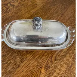 Vintage Butter dish Wm Rogers & Son
