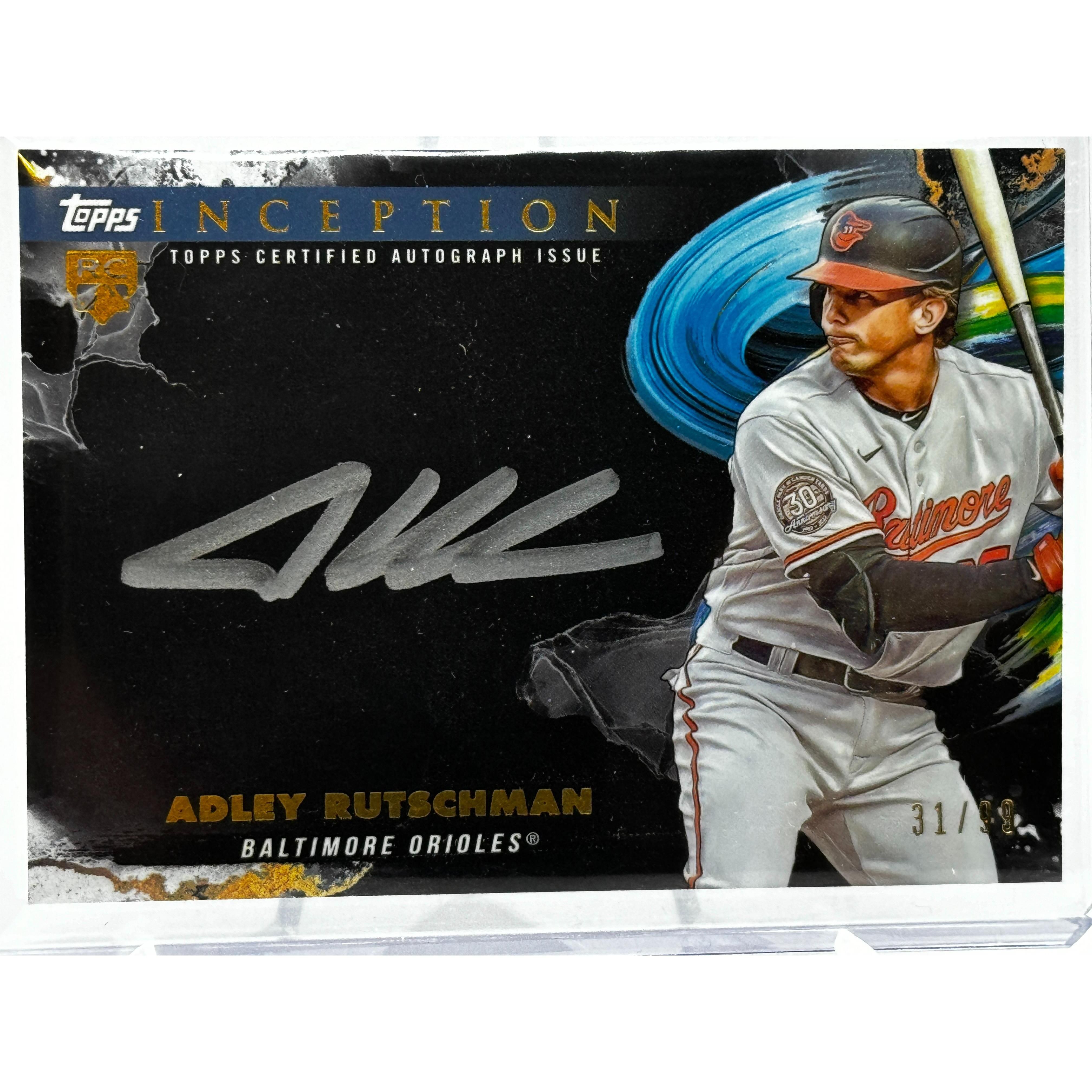 Topps Inception Adley Rutschman auto サイン