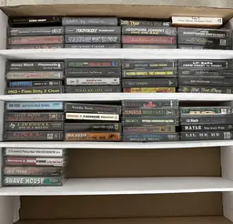 Brand New Cassettes Sealed Lot Of 53 Hiphop/Rap