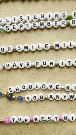 Showgirl Swiftie Beaded Friendship Bracelets - Set of 6 - Ruin the Friendship