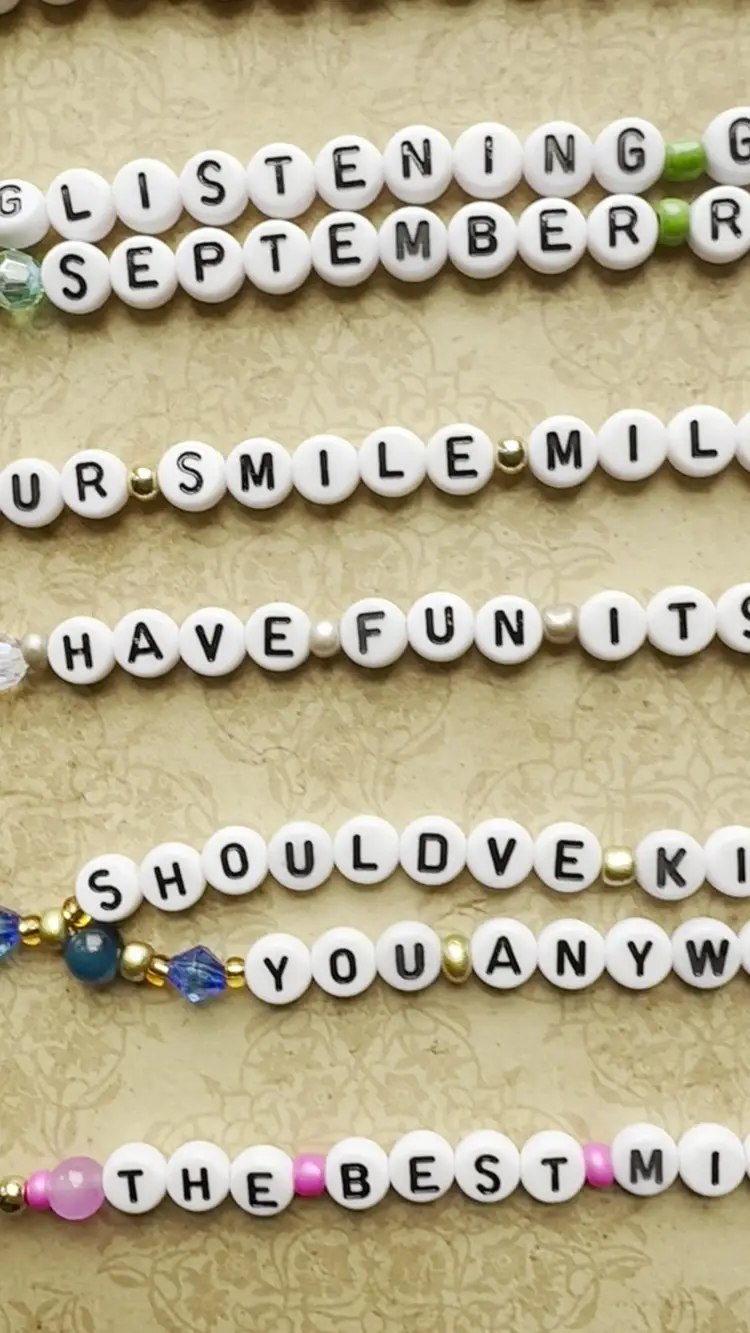 Showgirl Swiftie Beaded Friendship Bracelets - Set of 6 - Ruin the Friendship