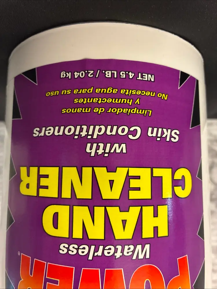 PURPLE POWER Waterless Hand Cleaner 4.5 lb Tub Power Off Grease and Grime