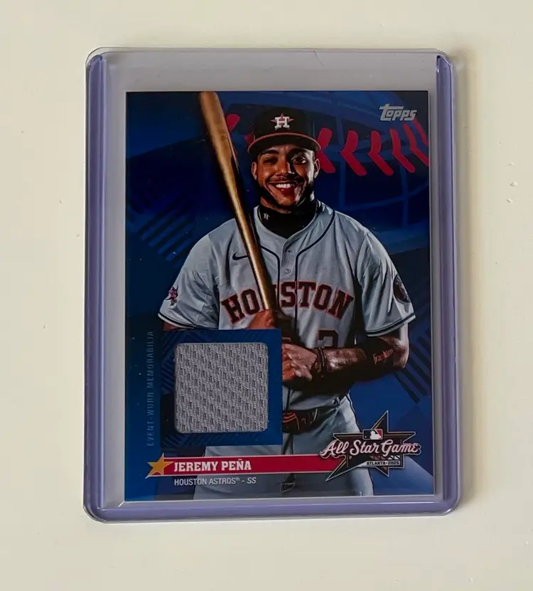 Jeremy Pena All Star Stitches Houston Astros