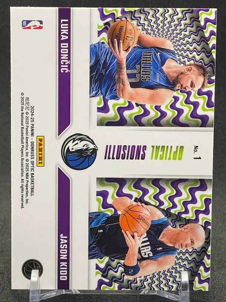 Luka Dončić & Jason Kidd 2024-25 Optic Optical Illusions #1