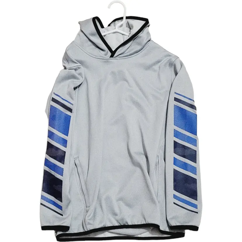 Old Navy Active Go Dry Boys L Hooded Pullover Running Shirt Top