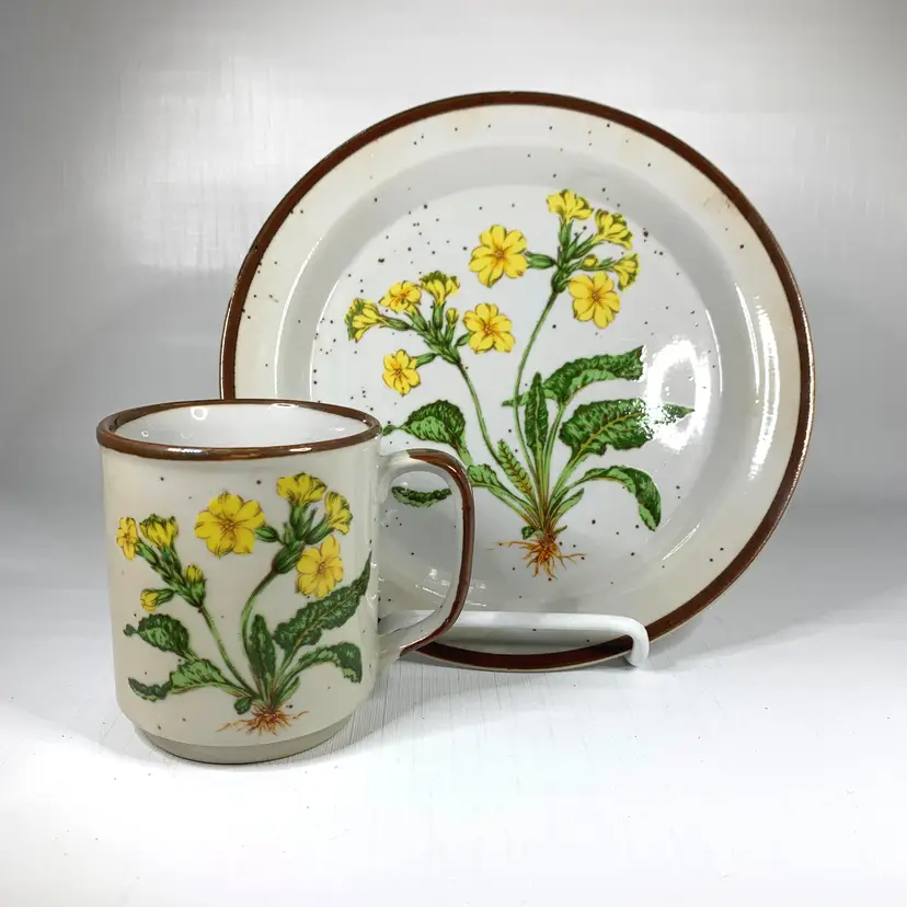 Hearthside Buffet Ware Mug Plate Vintage Stoneware  Made Japan Vintage Cottage Core Farmhouse Country