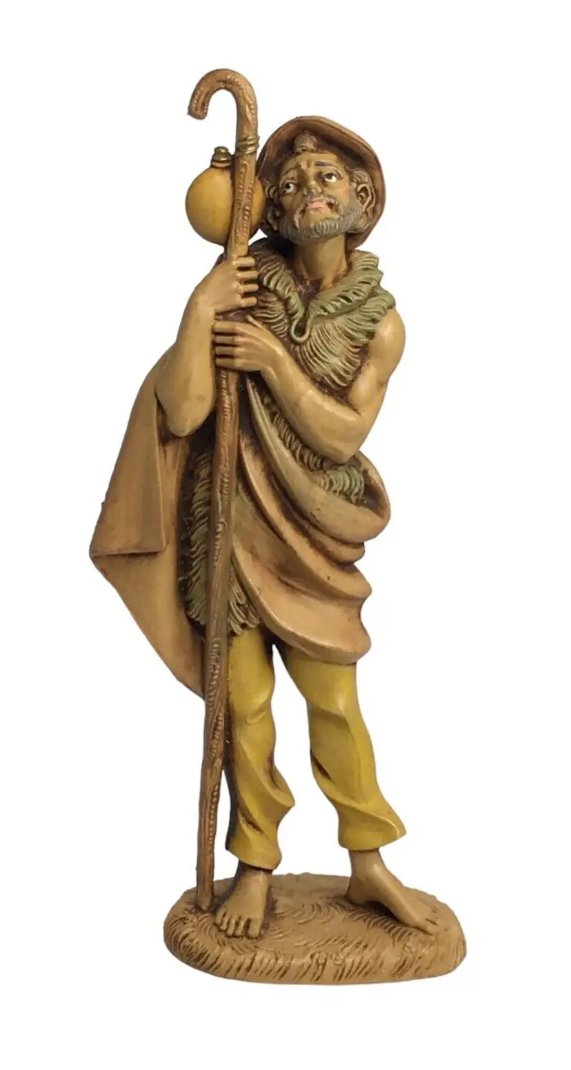 Fontanini Depose Italy Shepard, Villager Figurine 8"