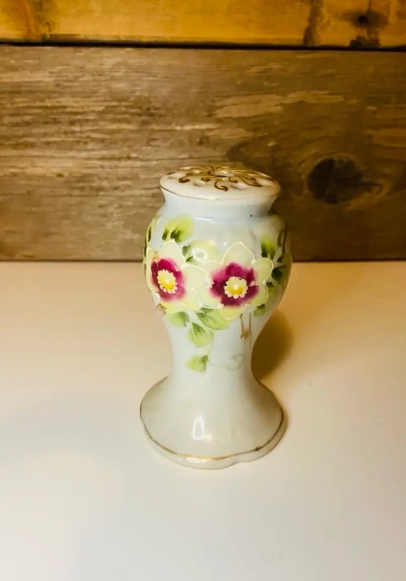 Vintage Floral Porcelain Hatpin Vase 13 Hole Stickpin Holder Made in Japan Victorian Shabby Chic CottageCore English Cottage Grandmillennial