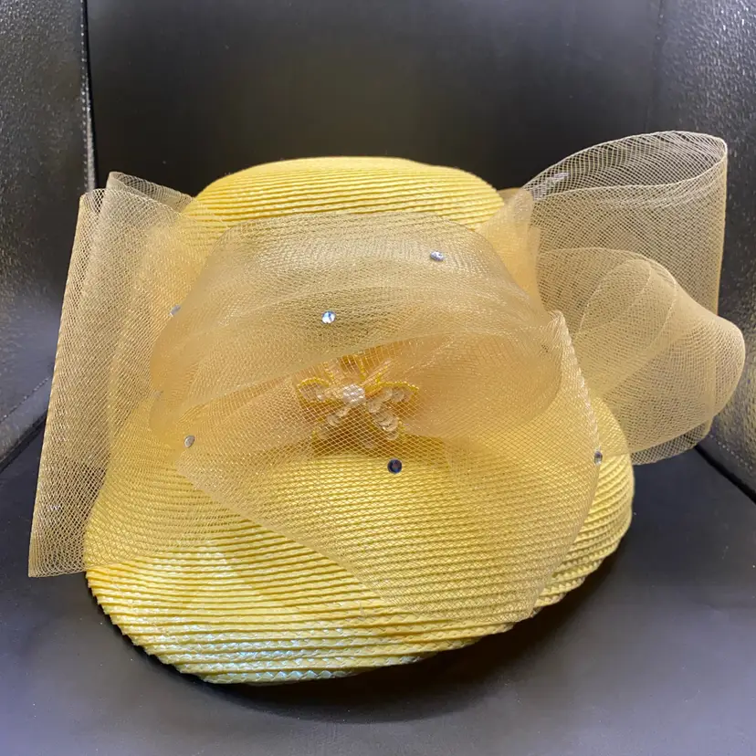 Derby Hat Large Yellow