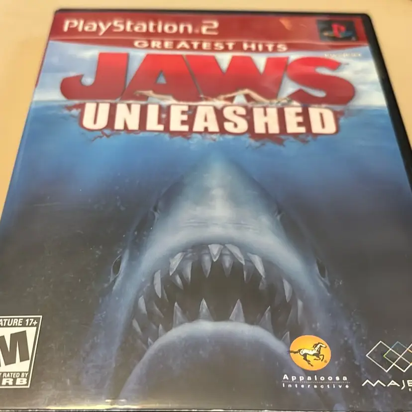 PS2 - Complete In Replacement Case - Jaws Unleashed
