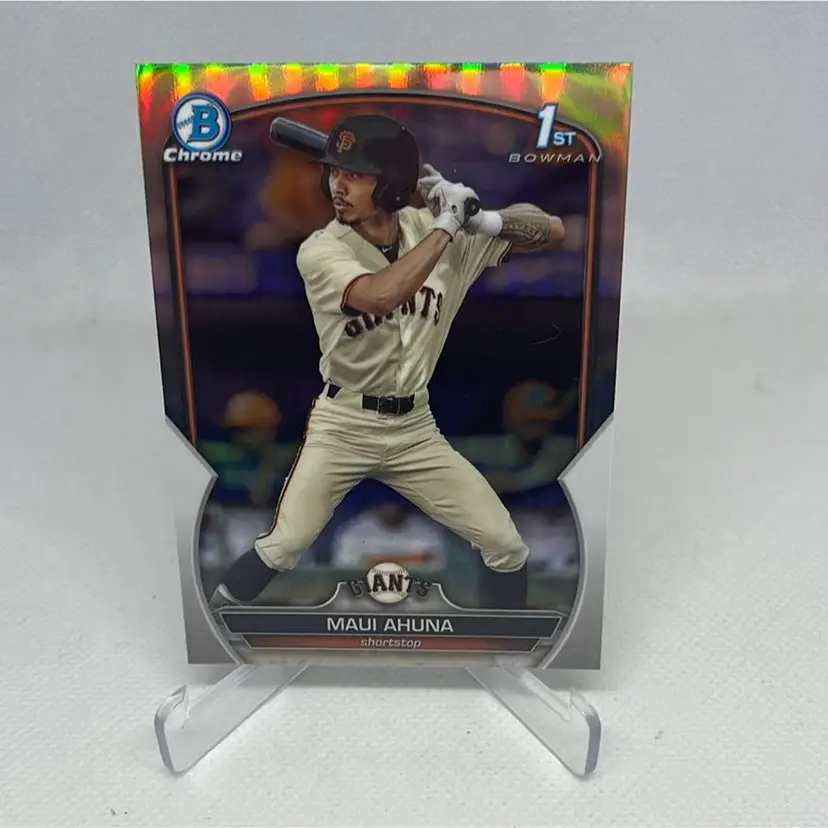 2023 bowman draft prospect maui ahuna bdc-163 Refractor San Fransisco Giants