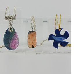 Three Gemstone Necklaces