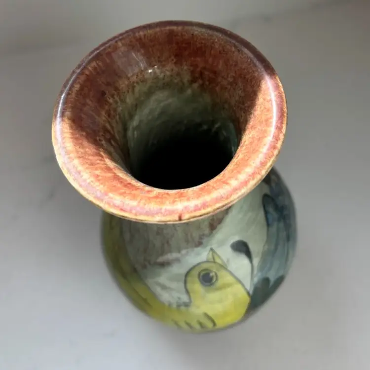 5.25” Tonala Vase -signed Mexico