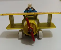 VTG Ertl Aero-Smurf BiPlane Toy