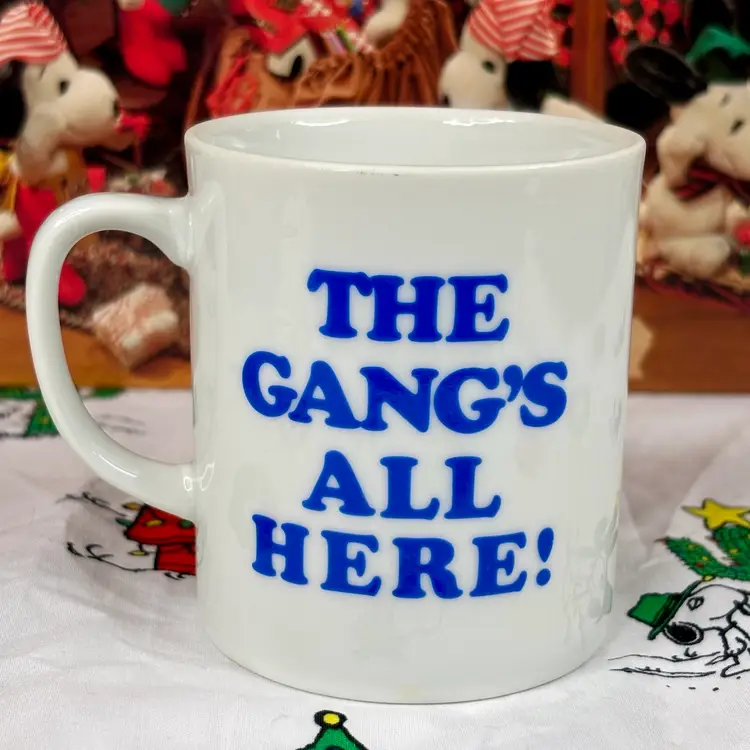 “The Gang’s All Here!” Peanuts Mug