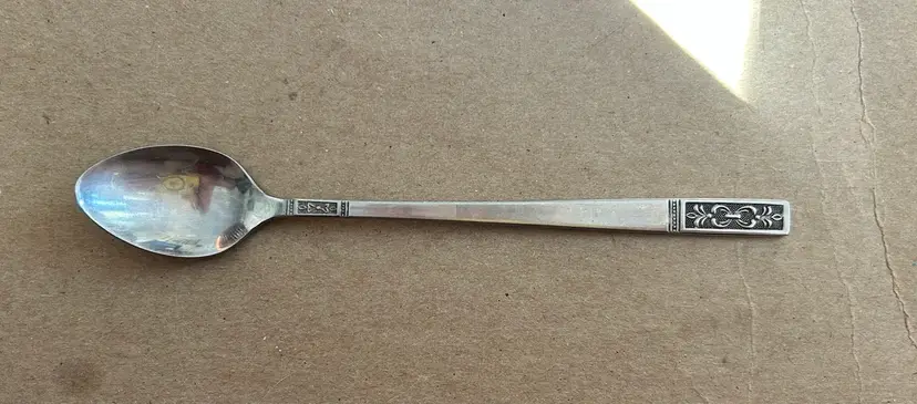 Cortina Iced Teaspoon Imperial Int’l Stainless MCM Vtg