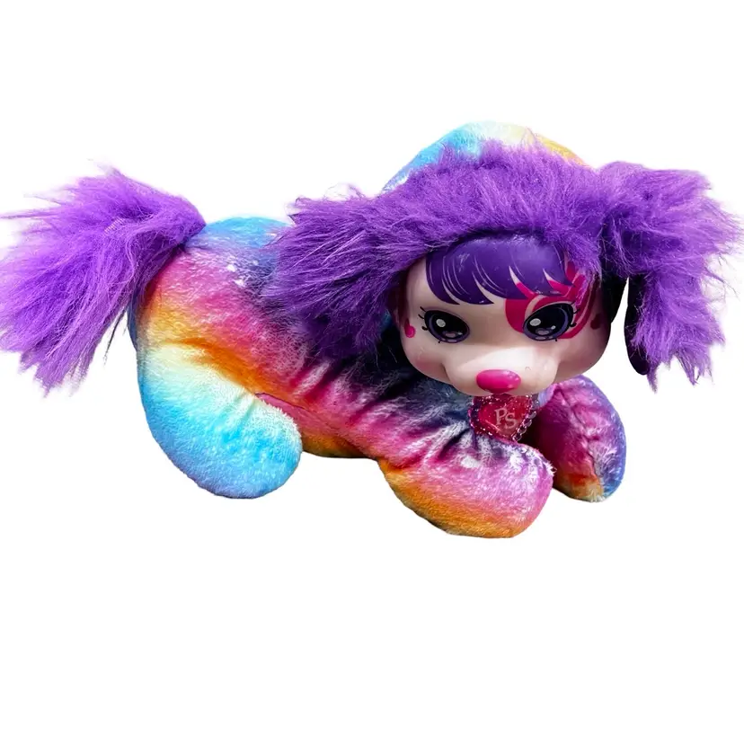 Puppy Puppy Puppy With One Puppy Rainbow Dog Plush Kids Plush