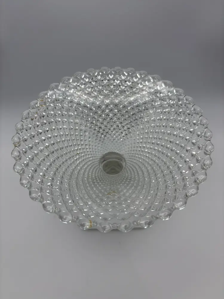 Vintage Miss American Clear Glass Compote By Anchor Hocking Glass Co