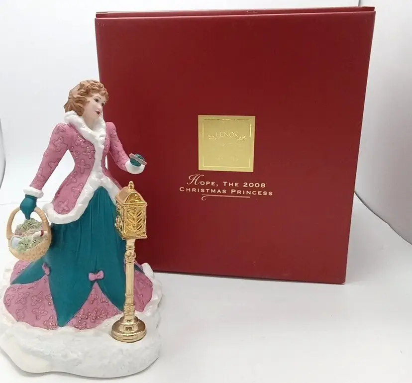 Lenox Christmas Princess 2008 Hope Retired Porcelain Figurine Original Box Cert