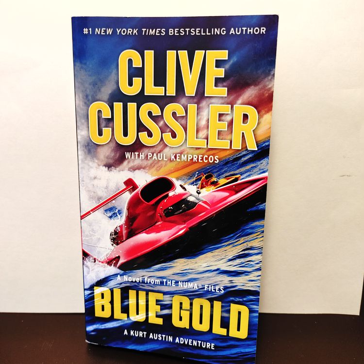 Blue Gold by Clive Cussler. Kurt Austin series. Like new. Published 2021.