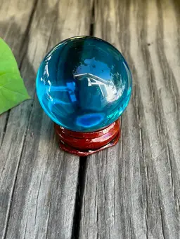 Blue Glass Orb Ball 30 mm