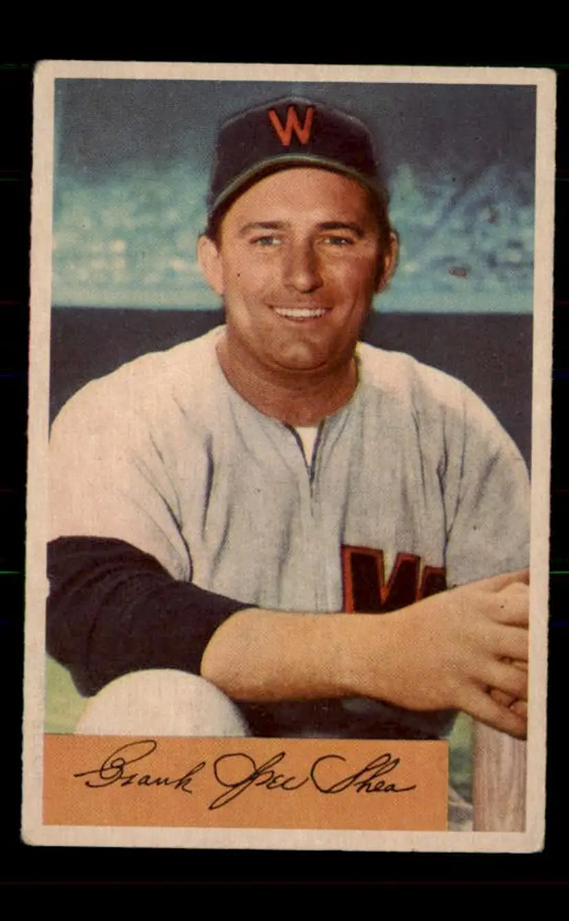 1954 Bowman #104 Frank Shea - (pk-tl3) - Washington Senators