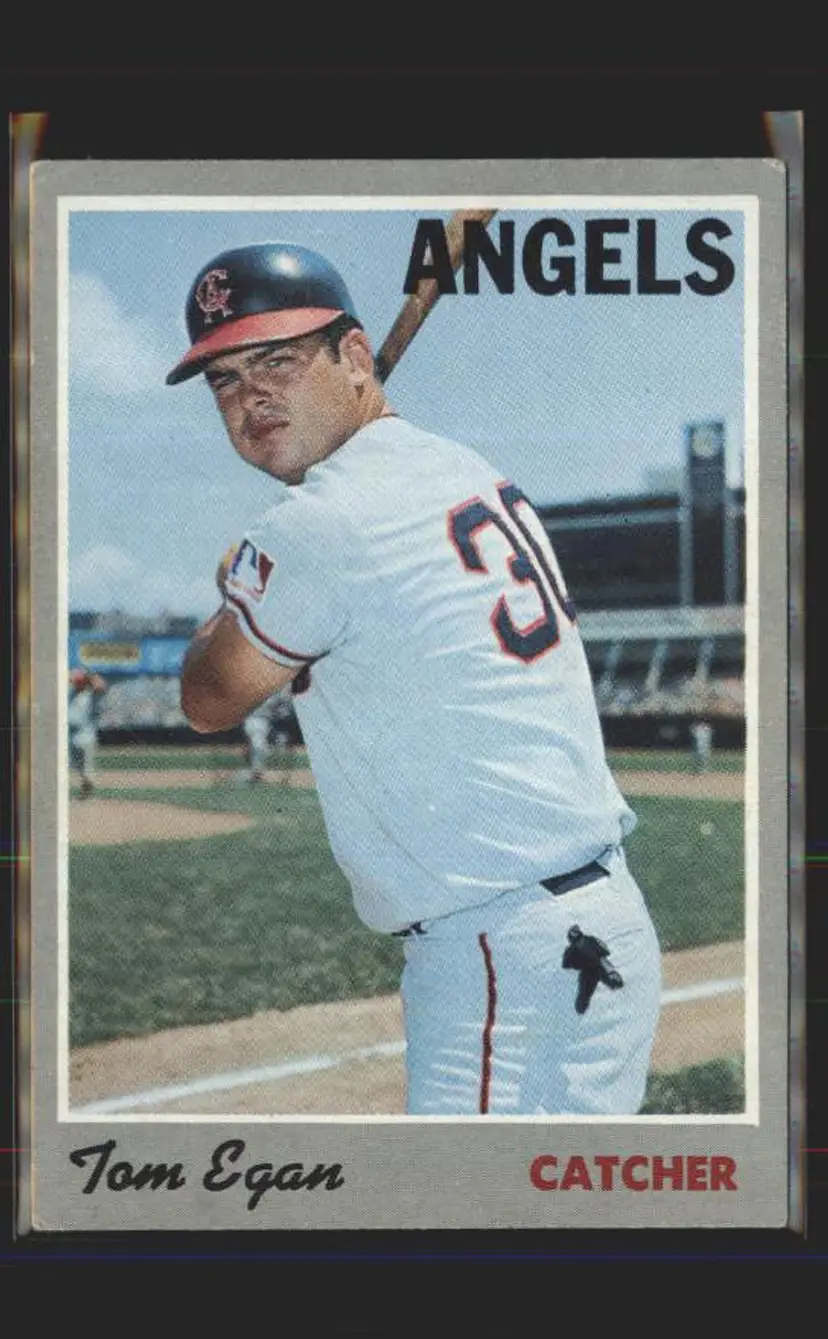 Tom Egan 1970 Topps #4 - () - California Angels