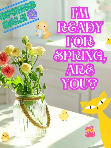 Ready For Spring? Decorate your home with these items! 🐣 