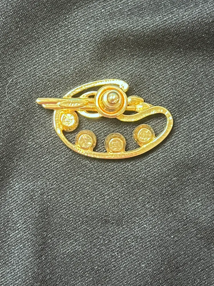 Vintage 80’s Artist Palette Paint Brush by Avon