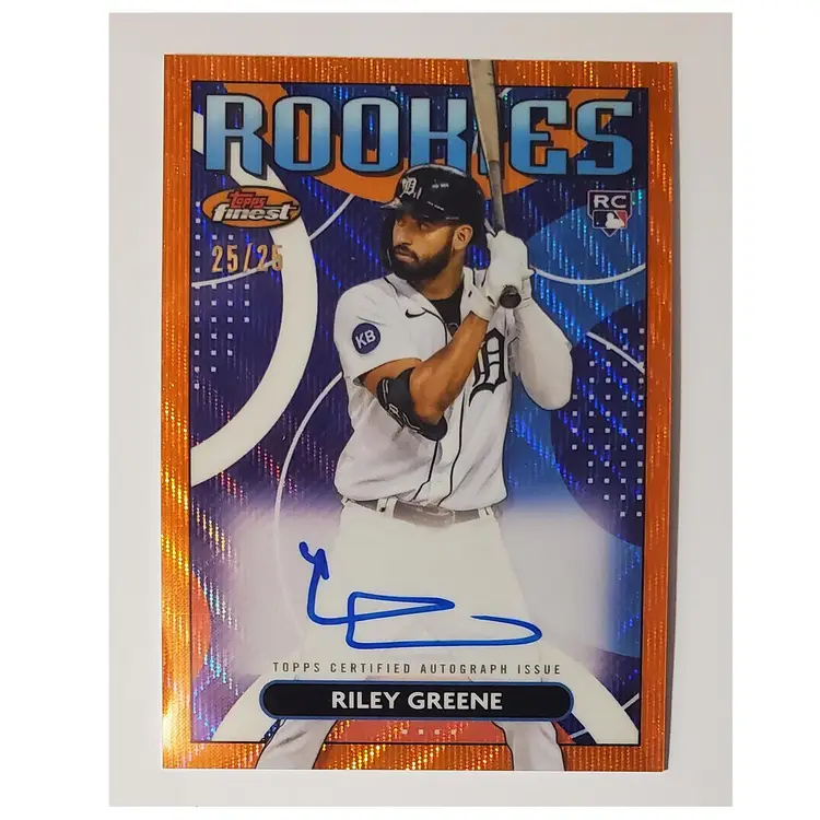 Riley Greene Orange Autograph 25/25.
