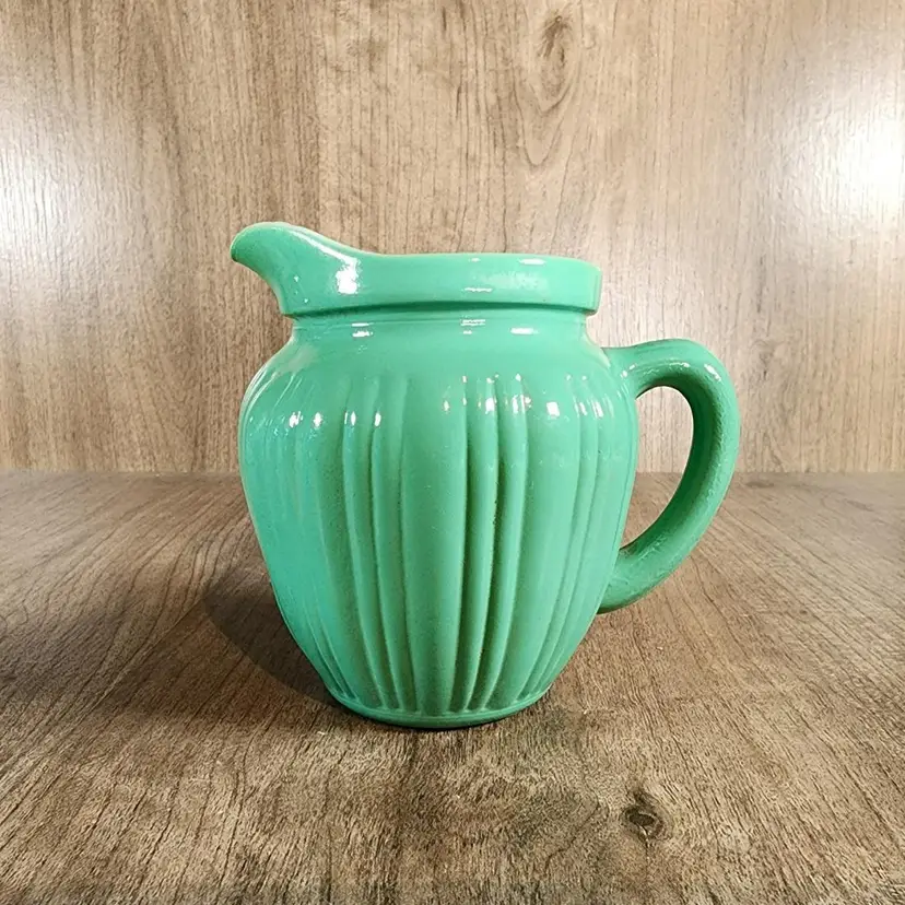 Hazel Atlas Creamer/Mini-Pitcher - Green