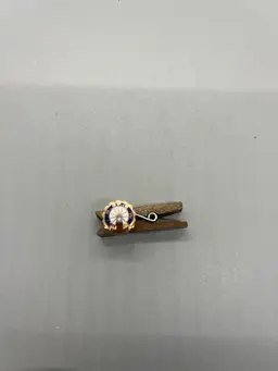 I. B. E. W. 25 Year Tie Pin 10k Gold