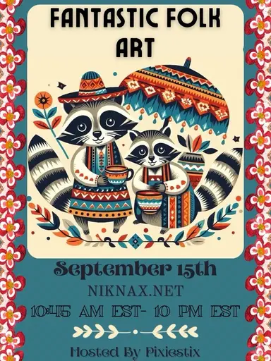 Fantastic Folk Art W/ Pixiestix! 