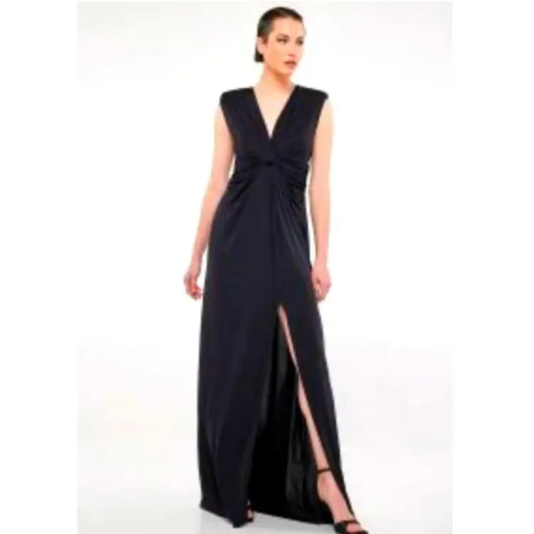 ZAC ZAC POSEN Black Polyester Maxi Length Dress Size 10, New, Retail $790