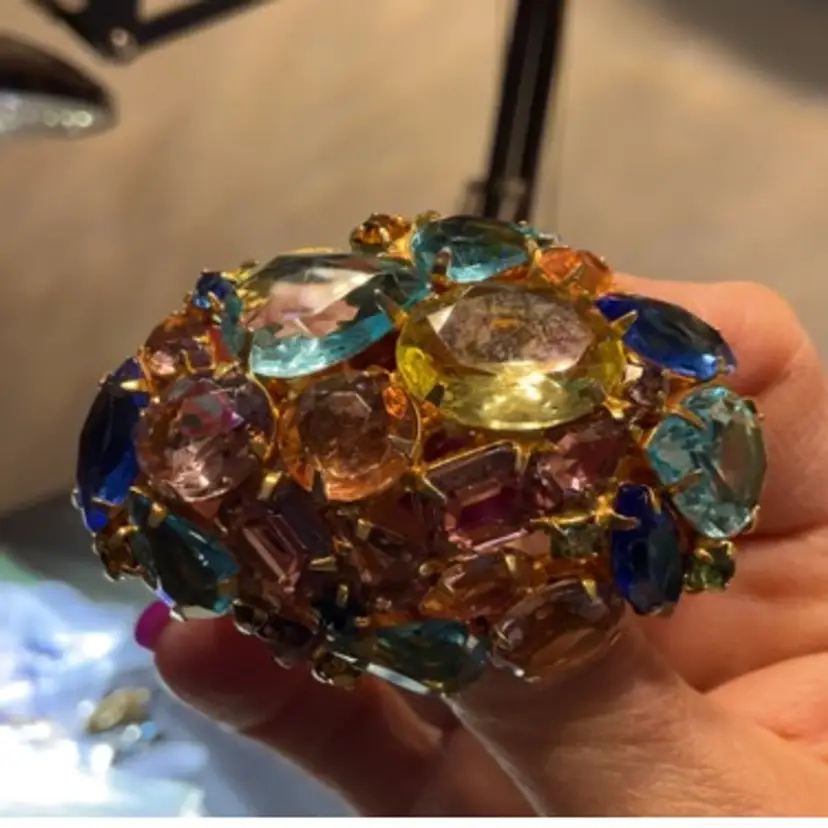 Multi Colored Brooch